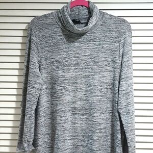 Tamera Dress - cowl neck, long sleeve w buttons EUC